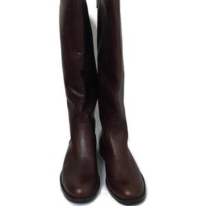 Leather Riding Boots, Color Cognac, Size 6.5 (Merona Erin)